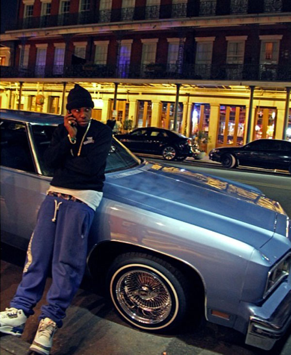 Currensy wearing Air Jordan 3 III True Blue