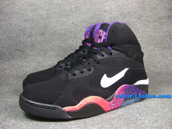 Nike Air Force 180 High Black Court Purple Rave Pink White 537330-017 (4)