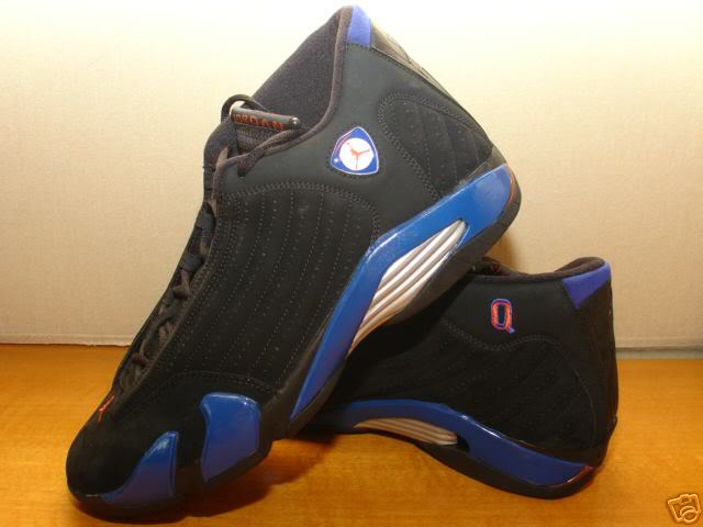 Quentin Richardson wearing Air Jordan XIV 14 New York Knicks Away PE (2)