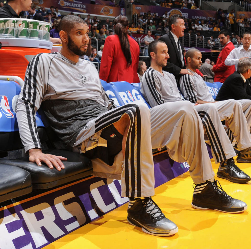 Tim Duncan wearing adidas Crazy Fast Away PE