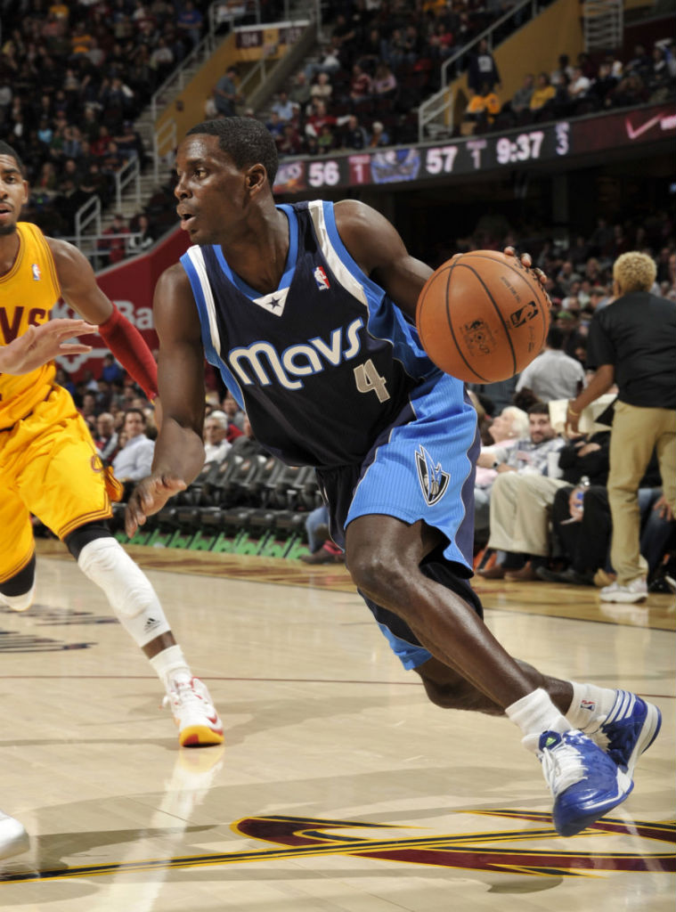 Darren Collison wearing adidas Crazy Shadow Blue White