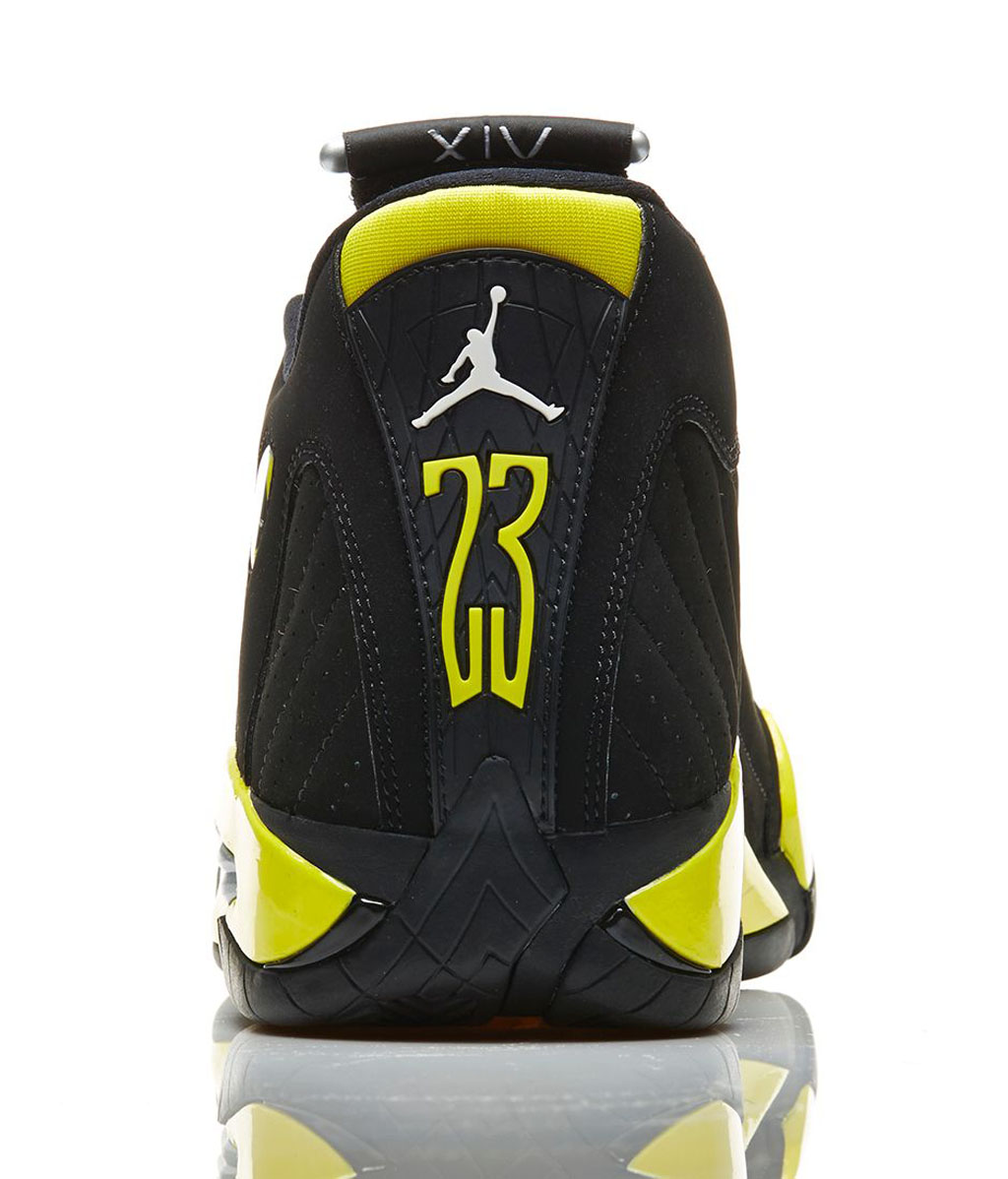 Air jordan 14 on sale black and yellow