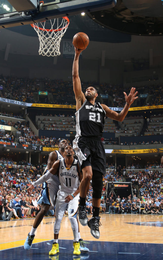 Tim Duncan wearing adidas Crazy Fast Away PE