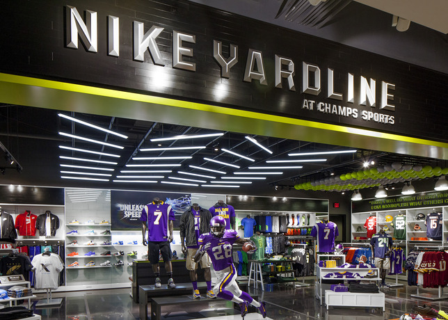 Nike X Champs Yardline Nfl Store - Sneaker Freaker