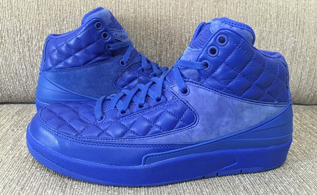 Don C x Air Jordan 2 Blue Quilted (1)