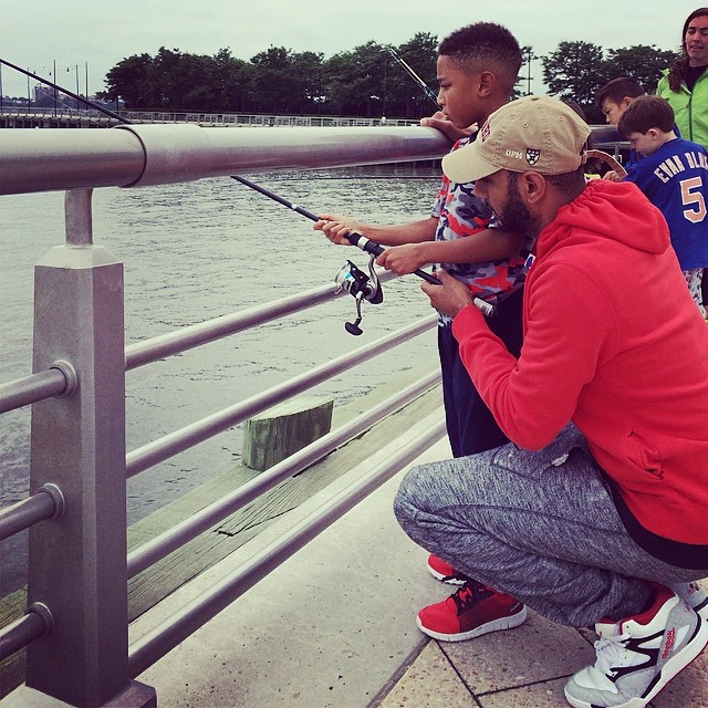 Swizz Beatz wearing Reebok Pump Omni Lite