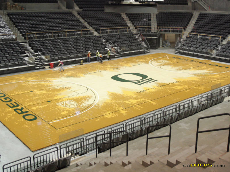 Tinker Hatfield Designs New University of Oregon Basketball Court