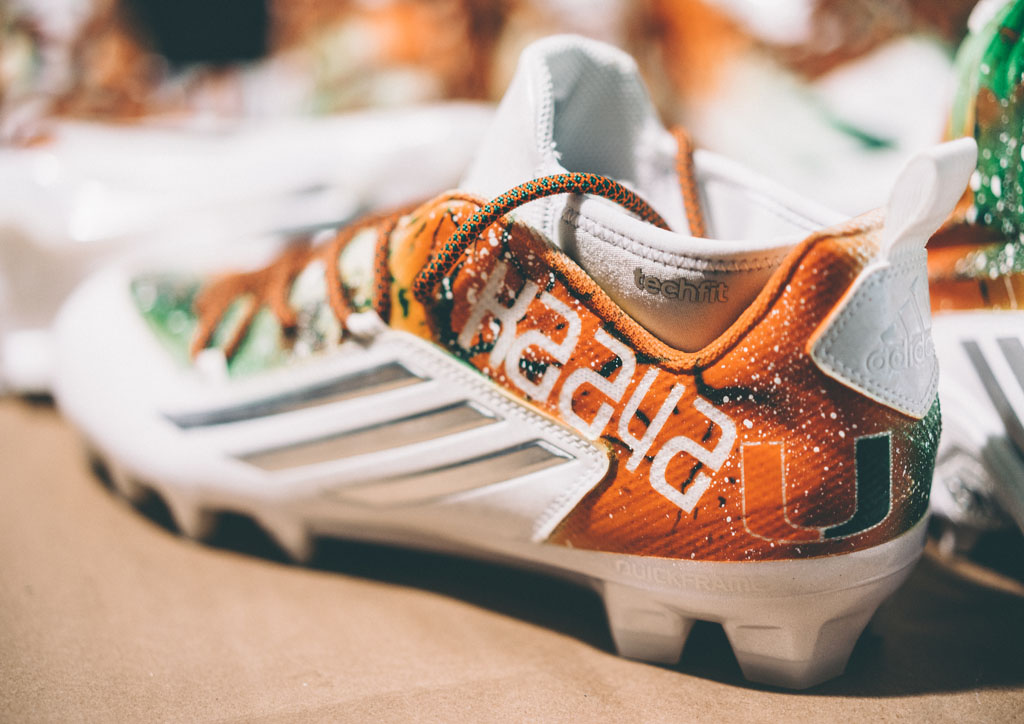 custom miami hurricanes shoes