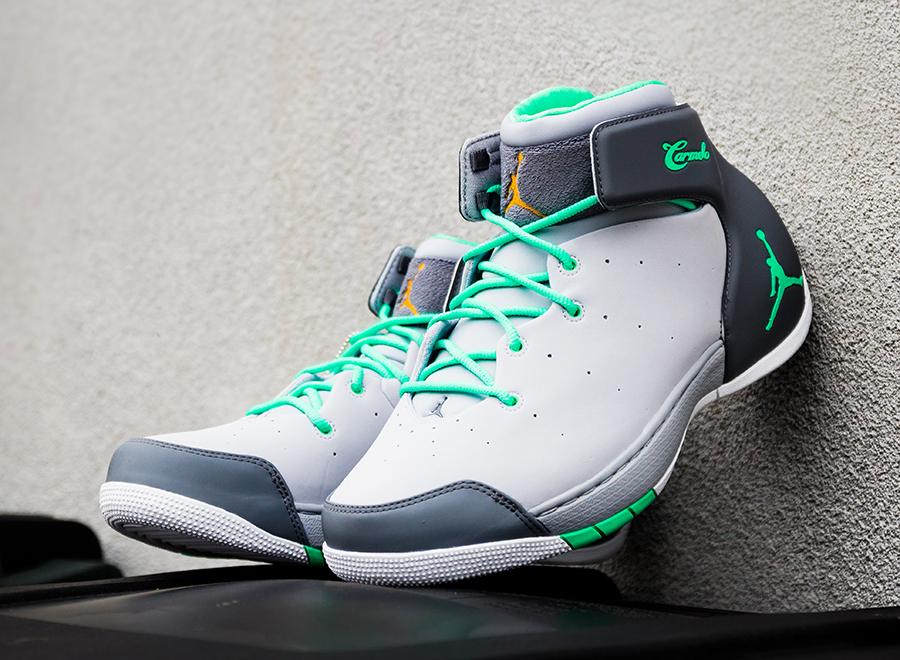 There's a Jordan Melo 1.5 On The Way In Grey & Green Glow