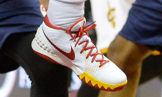 Kyrie Irving wearing Nike Kyrie 1 Home (4)