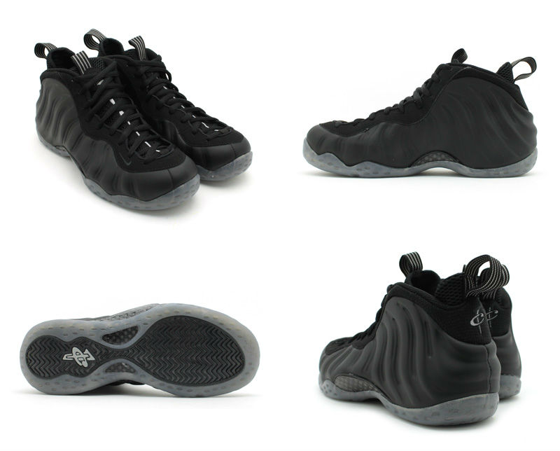 nike foamposite one black