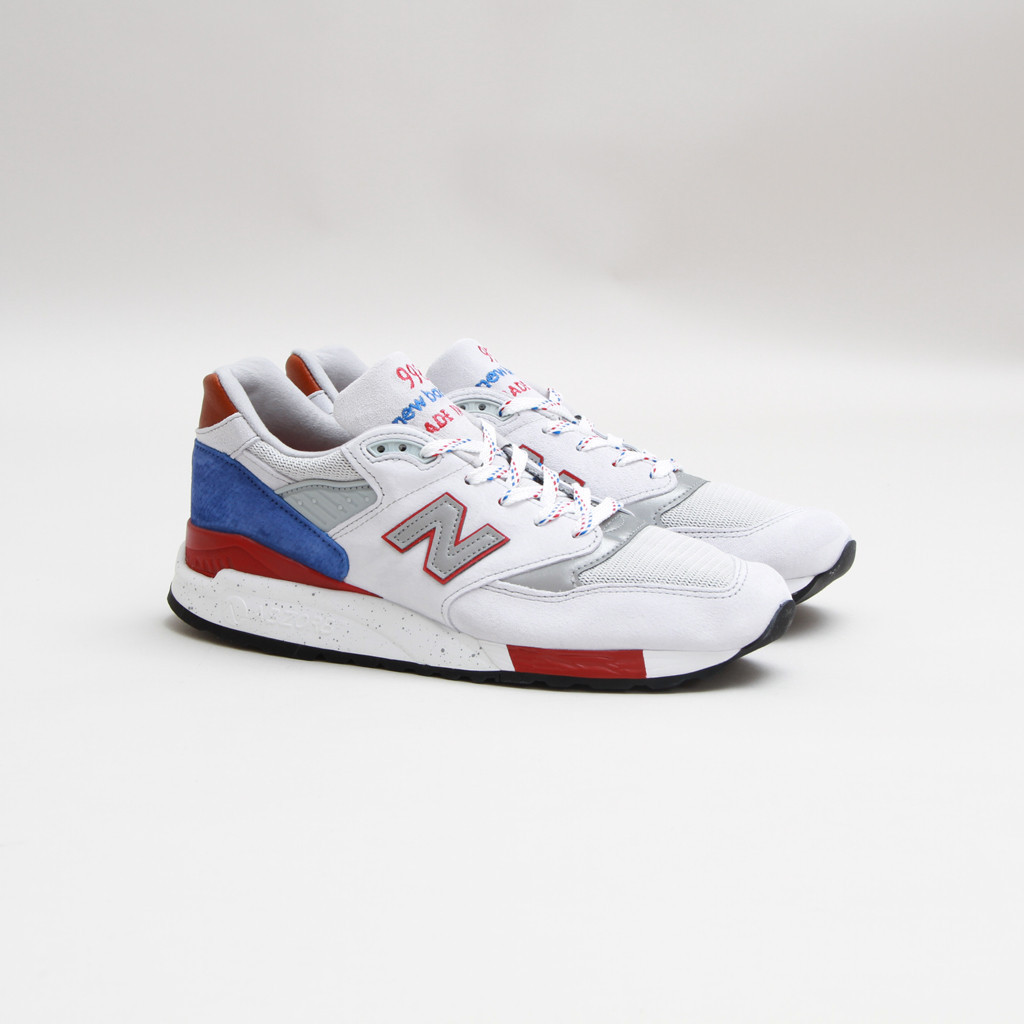 New Balance 998 - Grey/Blue/Red 