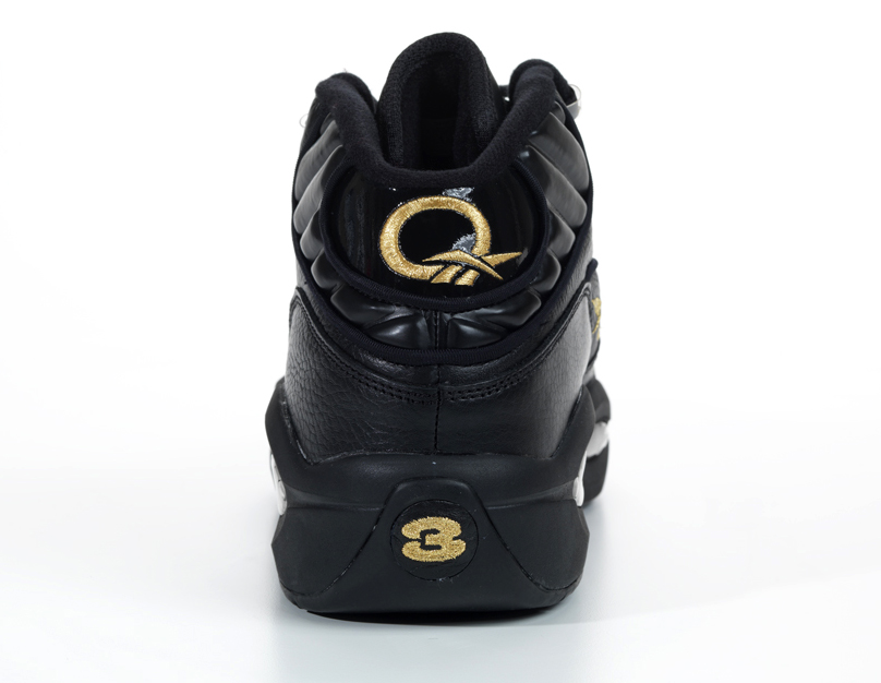 Reebok question black gold cheap for sale