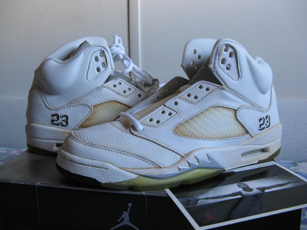 Spotlight // Pickups of the Week 8.18.13 - Air Jordan V 5 Retro White Metallic by Rich92