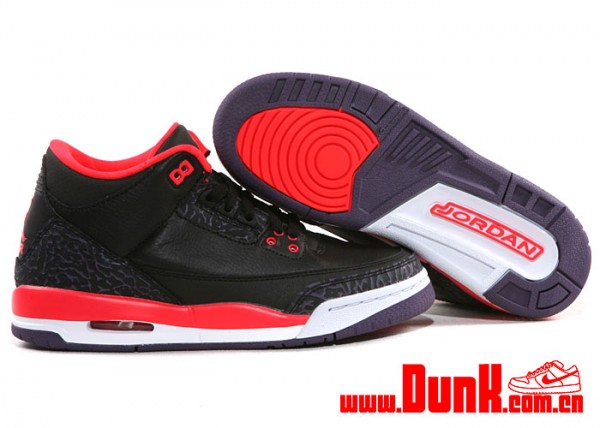 air jordan 3 retro crimson