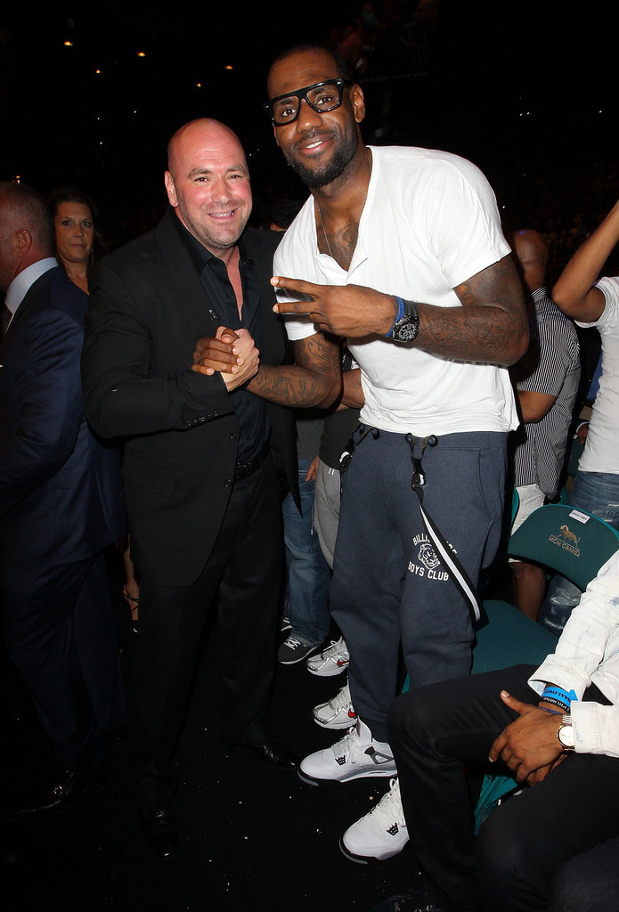 LeBron James wearing Air Jordan IV 4 Cement (5)