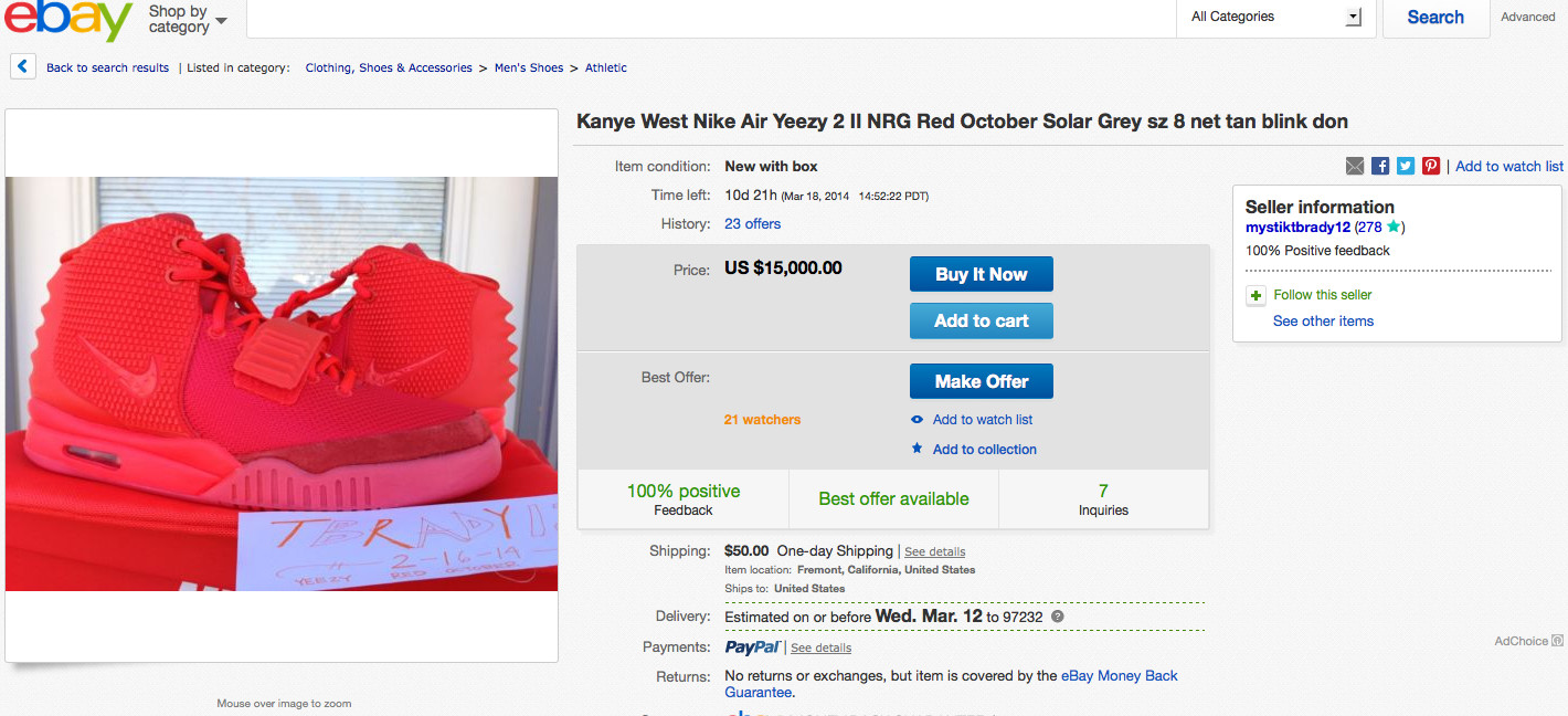 Red October Nike Air Yeezy 2 a Month 