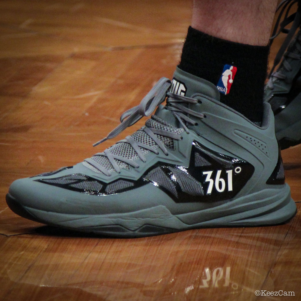 Kevin Love wearing 361 Love 3.0