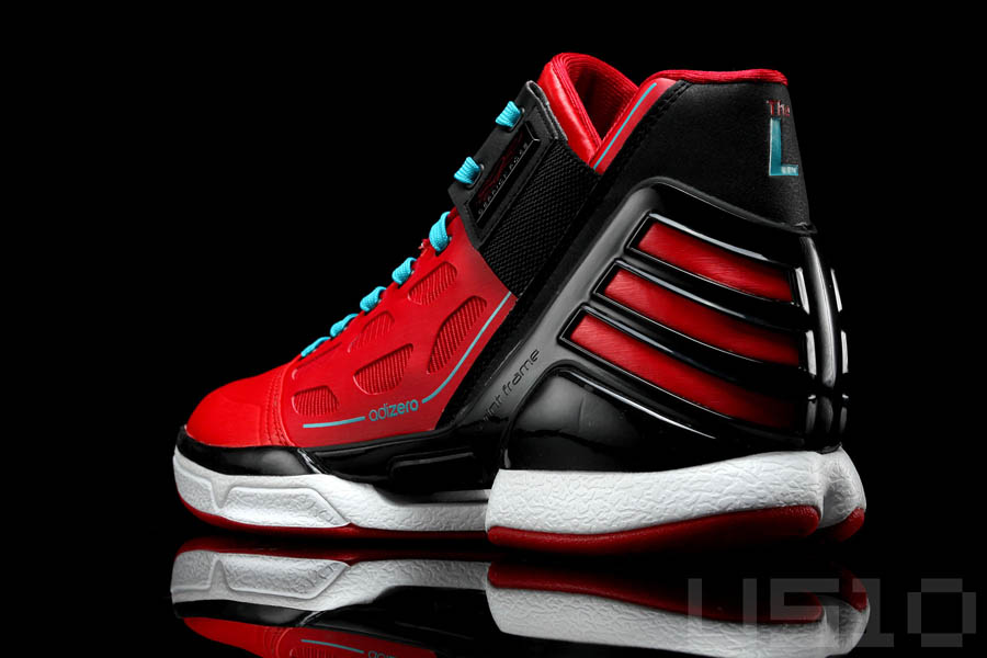 adidas adiZero Rose 2.0 Red Black Intense Blue L-Train Chicago G47565