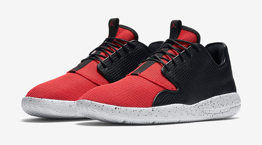 Jordan Eclipse Black Leather Red Images via Nike