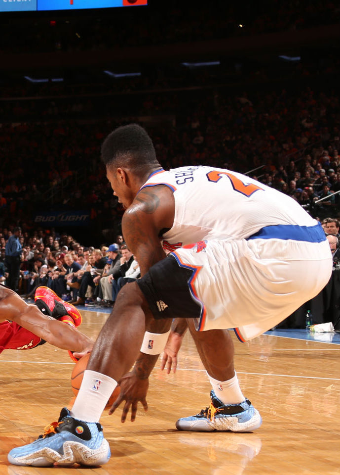 Iman Shumpert wearing adidas Real Deal 93 Pack