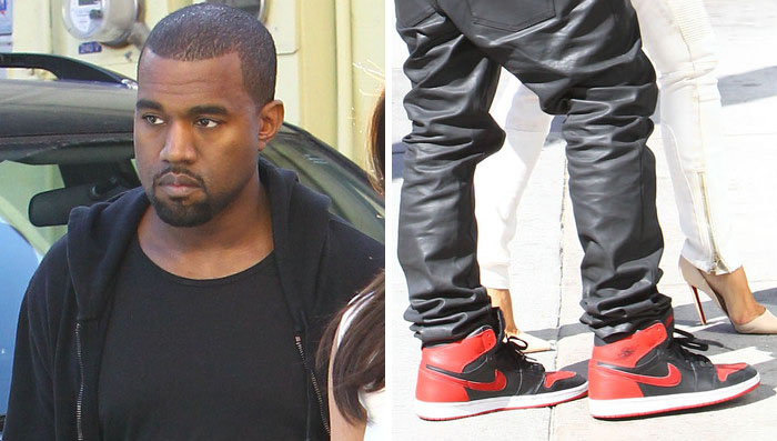 Kanye West Wears The Air Jordan 1 Sole Collector 3645