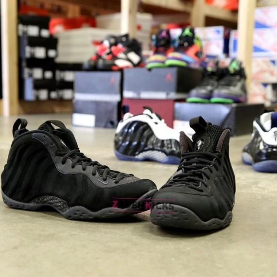 Black clearance suede foamposites