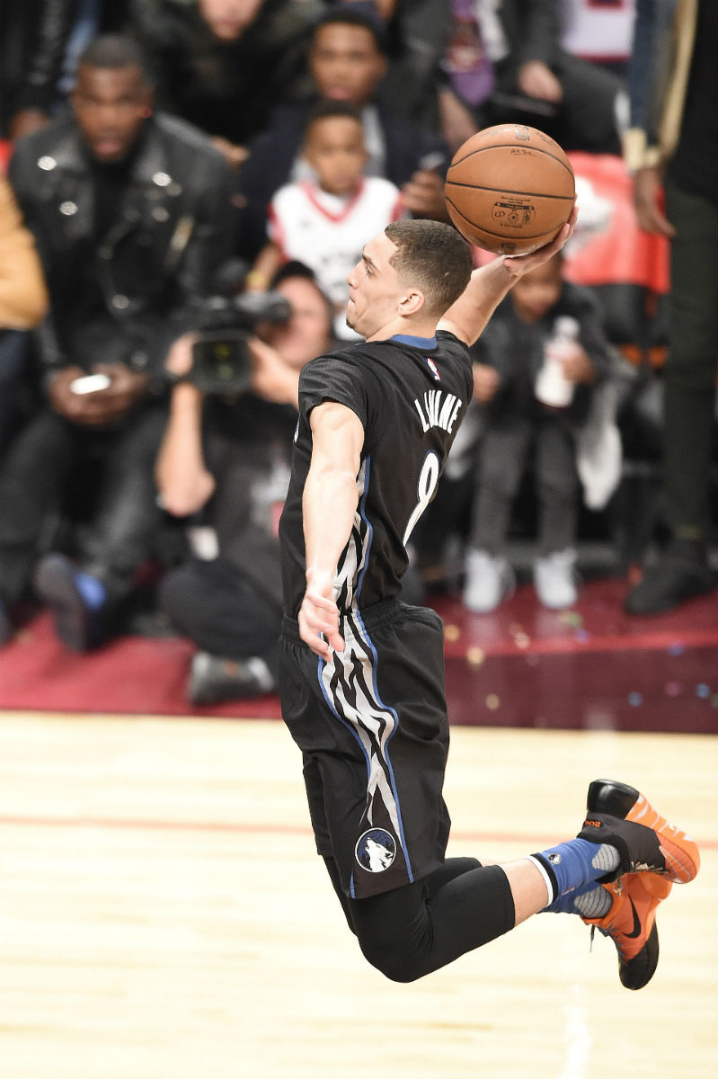 zach lavine shoes dunk contest