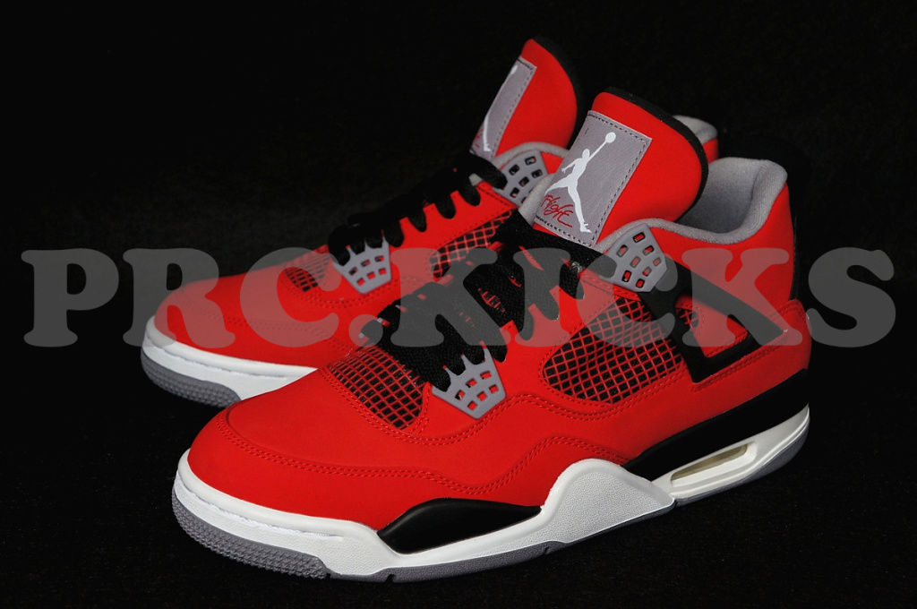 air jordan retro 4 red and black