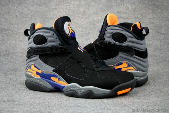 Jordan 8 on sale orange black