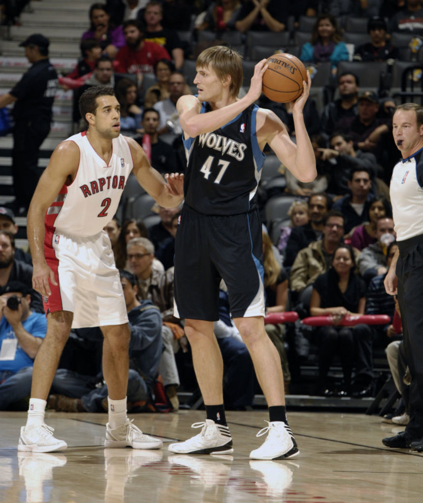 Andrei Kirilenko wearing adidas adizero Crazy Light 2