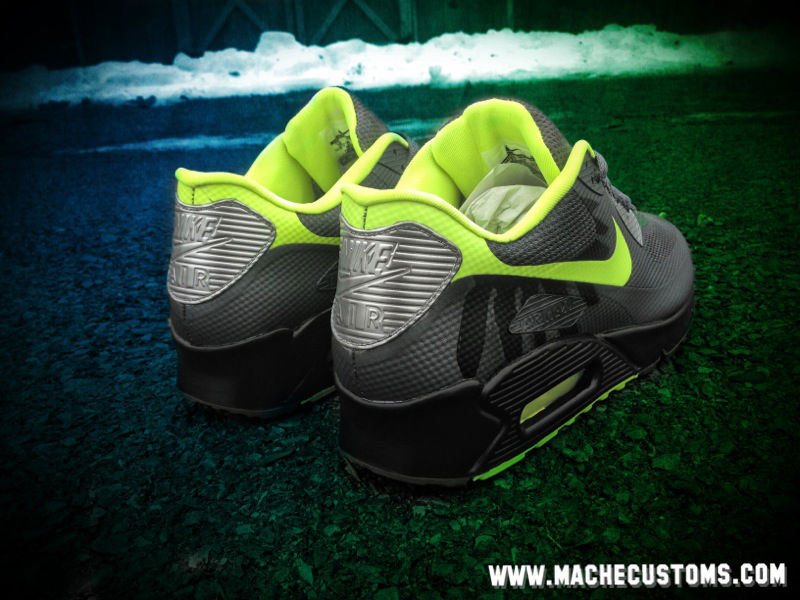 Nike Air Max 90 Hyperfuse Oregon Ducks by Mache Custom Kicks (2)