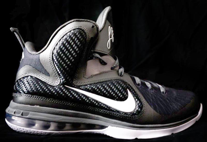 white and black lebron 9