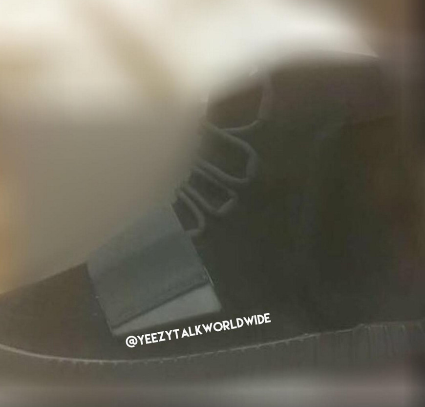 Black adidas Yeezy Boosts