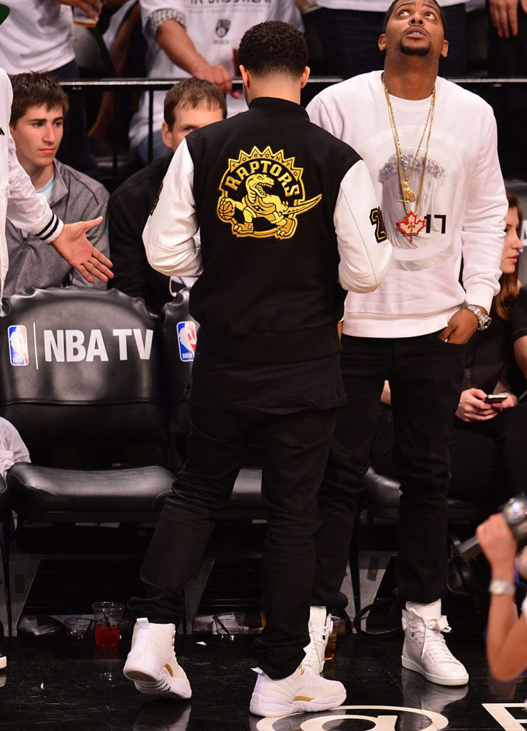 drake wearing ovo jordans