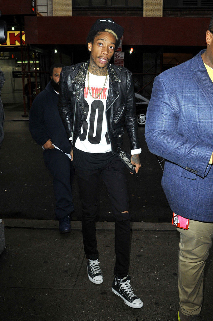 Wiz Khalifa Wearing Converse Sneakers 