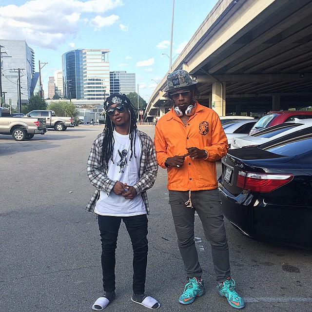 Trinidad James wearing Nike LeBron XII 12 NSRL