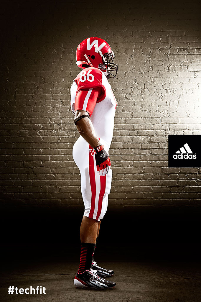 adidas TECHFIT Football Uniforms for Wiconsin Badgers Unrivaled Game (2)