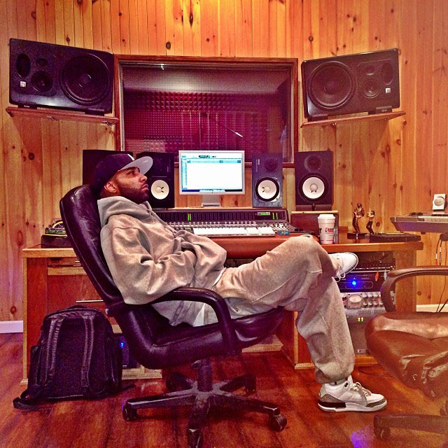 Joe Budden wearing Air Jordan 3 Cement