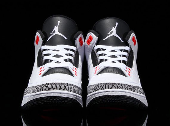 Air Jordan 3 Retro White/Black-Infrared 136064-123 (3)