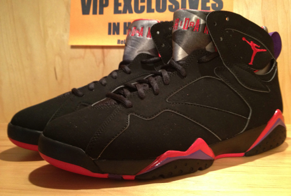 black red and purple jordan 7