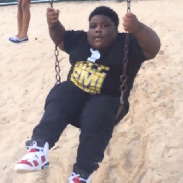 TerRio wearing Air Jordan VI 6 Carmine