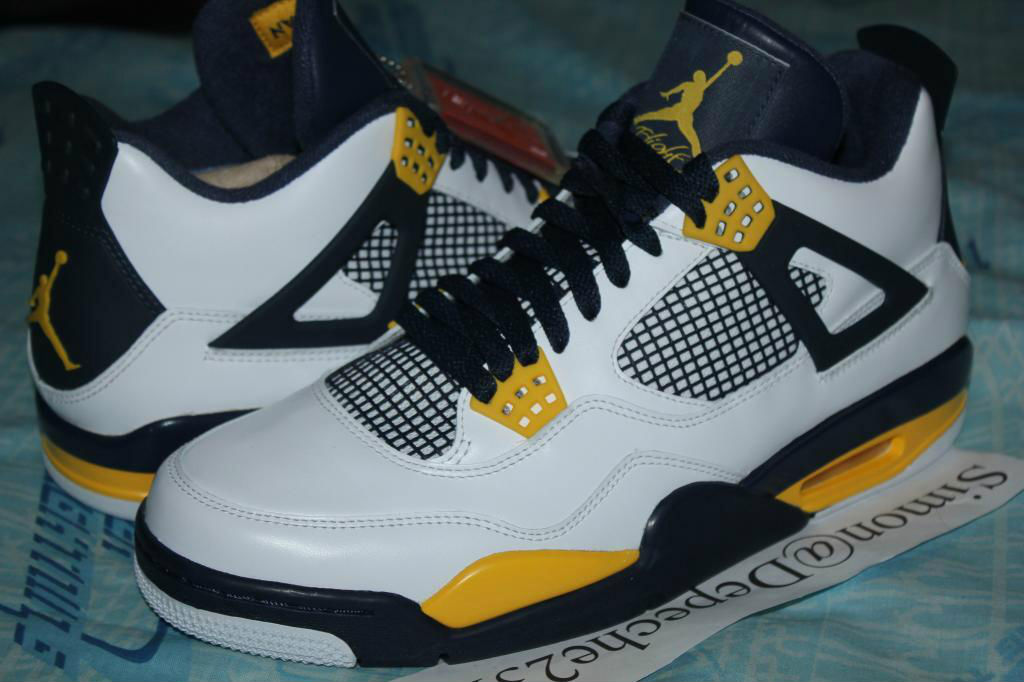 Air Jordan Retro IV 4 Marquette Golden Eagles & Cal Golden Bears (1)