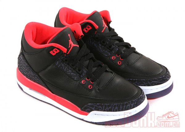 black crimson jordan 3