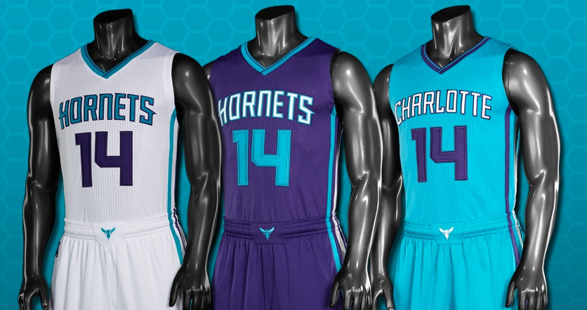 charlotte hornets old jersey