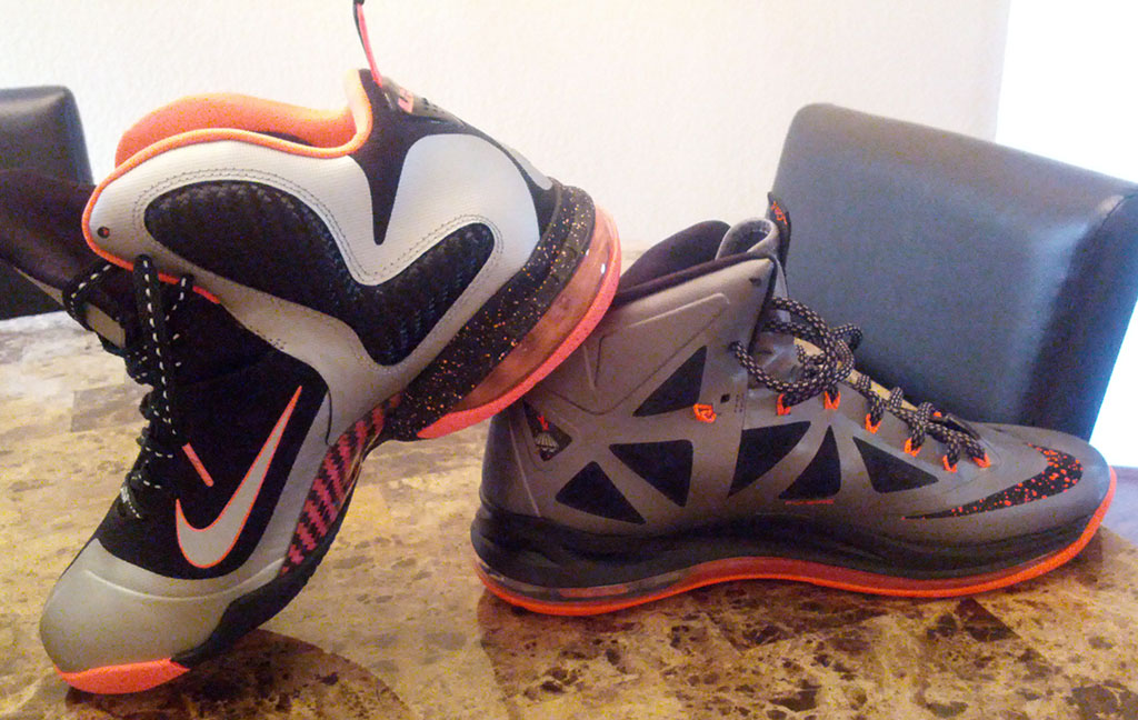 Nike LeBron X 10 Silver Black Orange Mango (20)