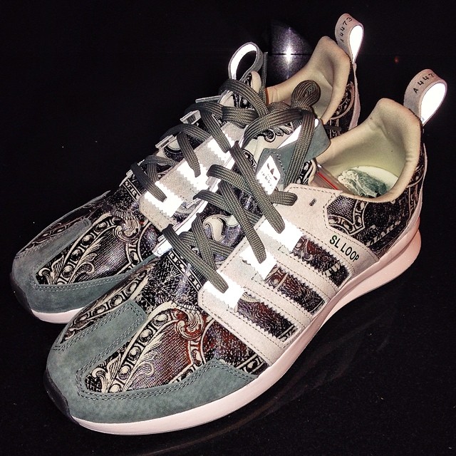 DJ Clark Kent Picks Up Wish x adidas SL Loop