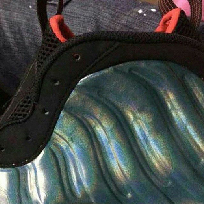 A Color Changing Nike Foamposite Sample 