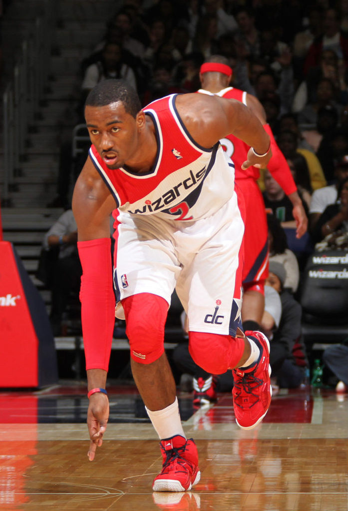 John Wall wearing adidas Top Ten 2000 Red Navy (7)