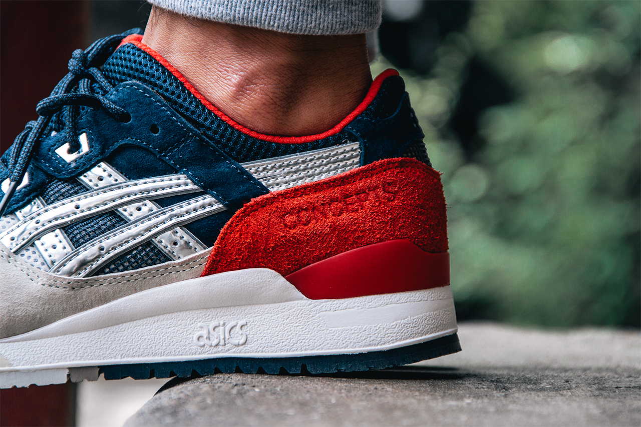 asics gel lyte 3 bleu blanc rouge